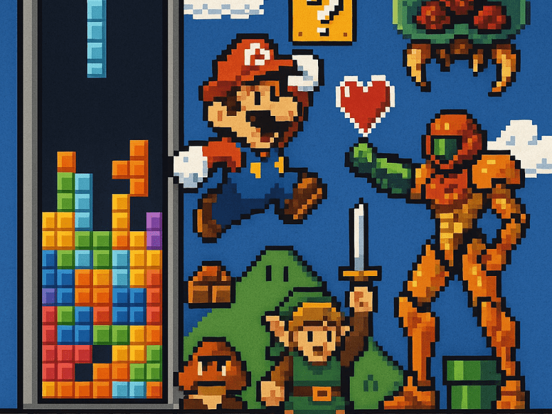 Top Classic Nintendo Video Games by Year&nbsp;(1984–2004)